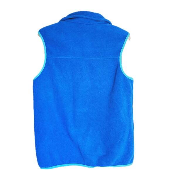 Patagonia Men's Lightweight Snap-T Synchilla Fleece Vest Medium Two-Tone Blue - Picture 3 of 7